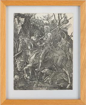 Albrecht Dürer · ALBRECHT DÜRER, kopia efter Dürer, etsning, troligen 16/1700-tal.