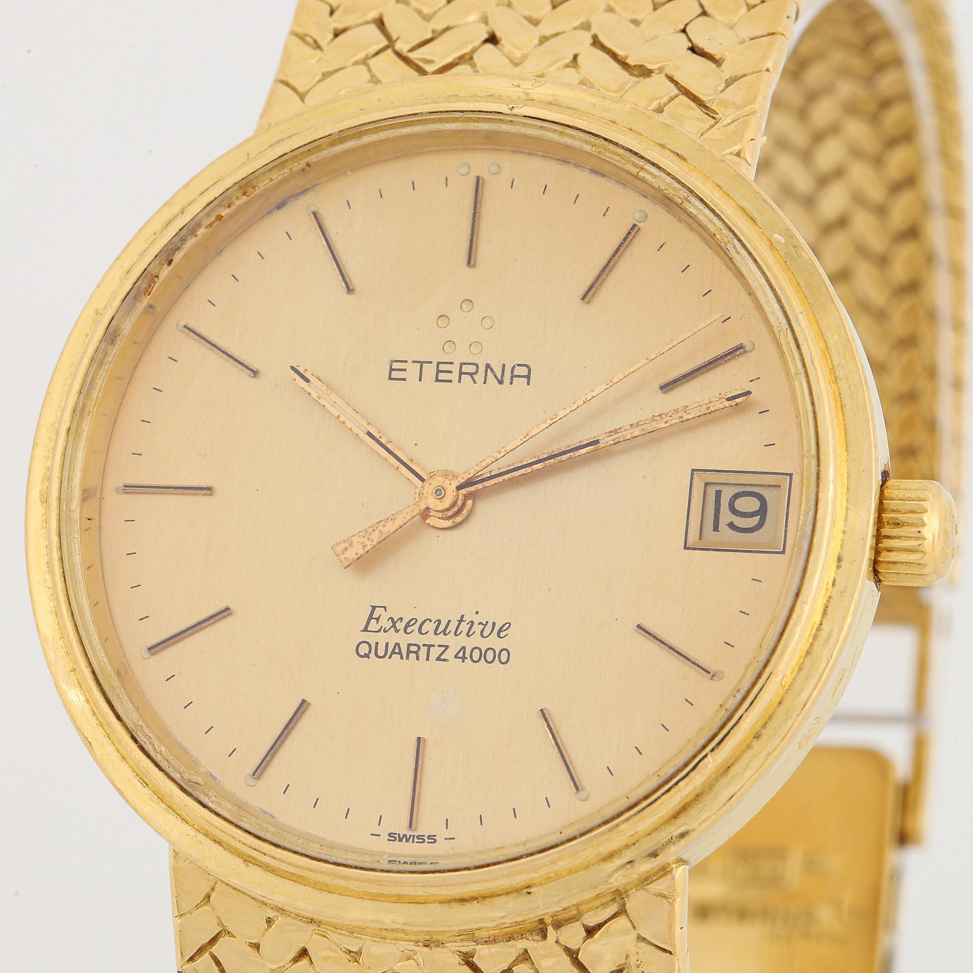 Eterna Executive Quartz 4000 wristwatch 33 mm. Bukowskis