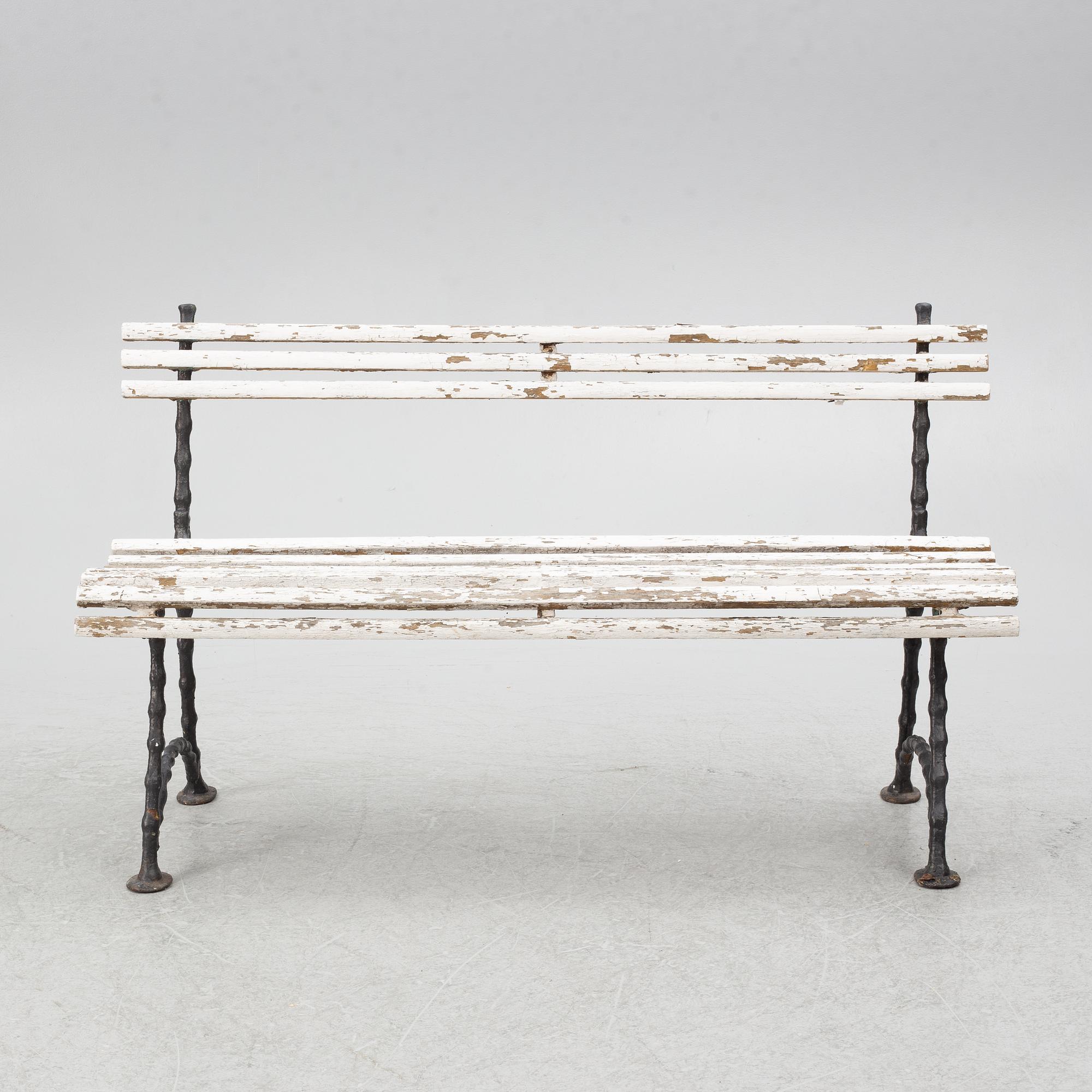 A garden sofa, first half of the 20th Century.