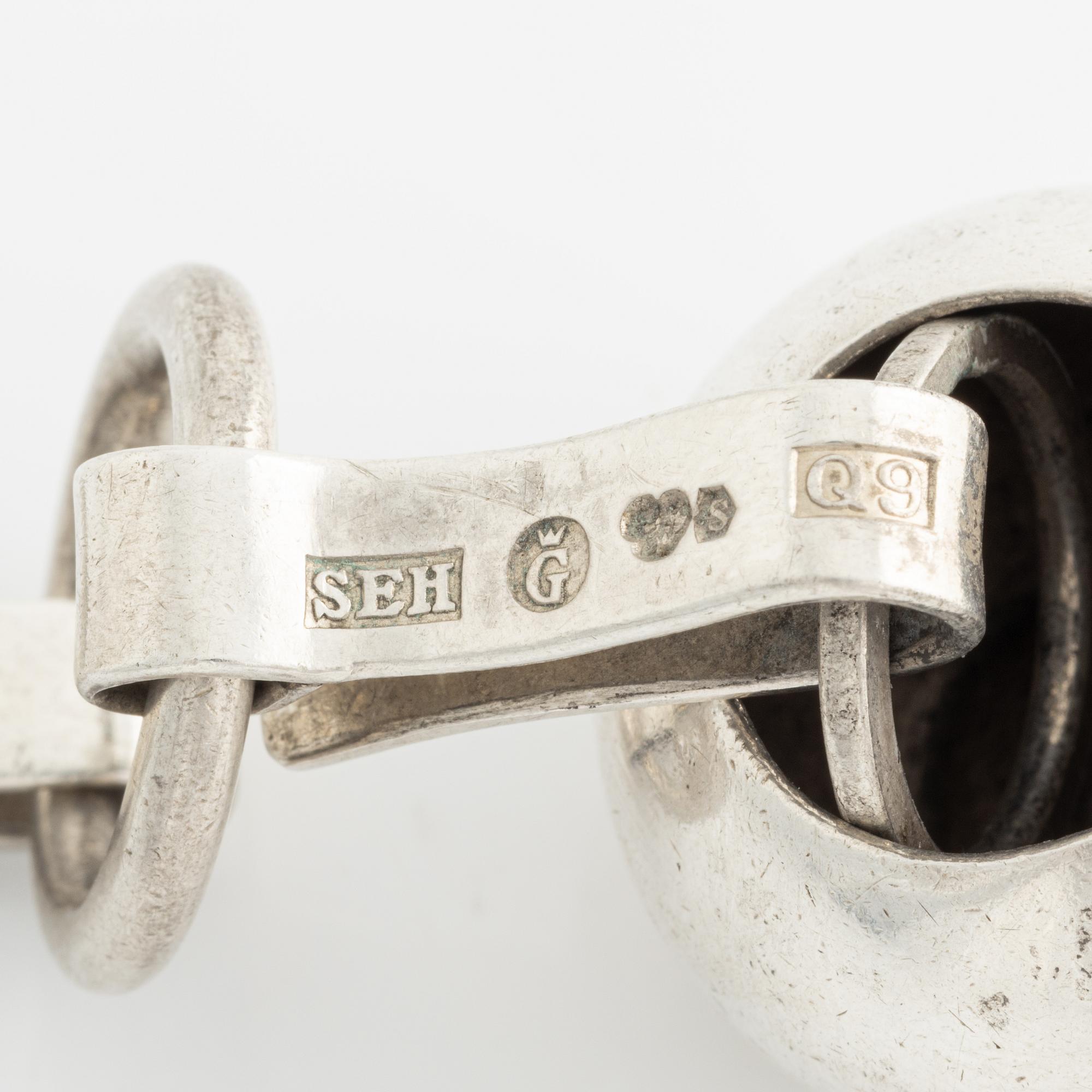 Sven-Erik Högberg armband silver samt ring silver KIJ.