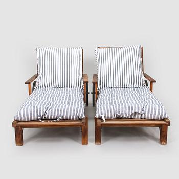 Elsa Stackelberg, a pair of sun loungers, Fri Form, Edsbruk.