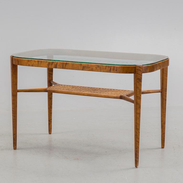 A Swedish Modern birch coffee table, 1930's/40's.