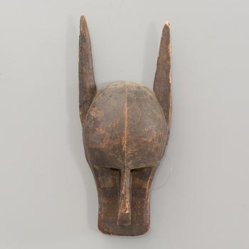 BAMANA MASK, Mali, Västafrika.