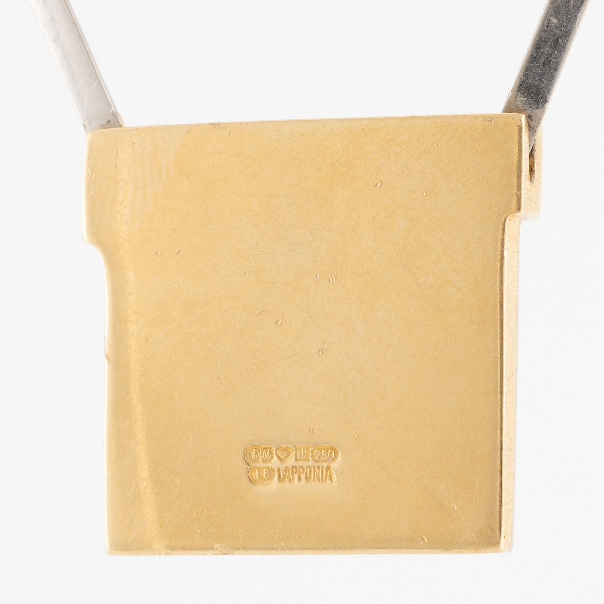 Lapponia, necklace, 18K gold, 1988.