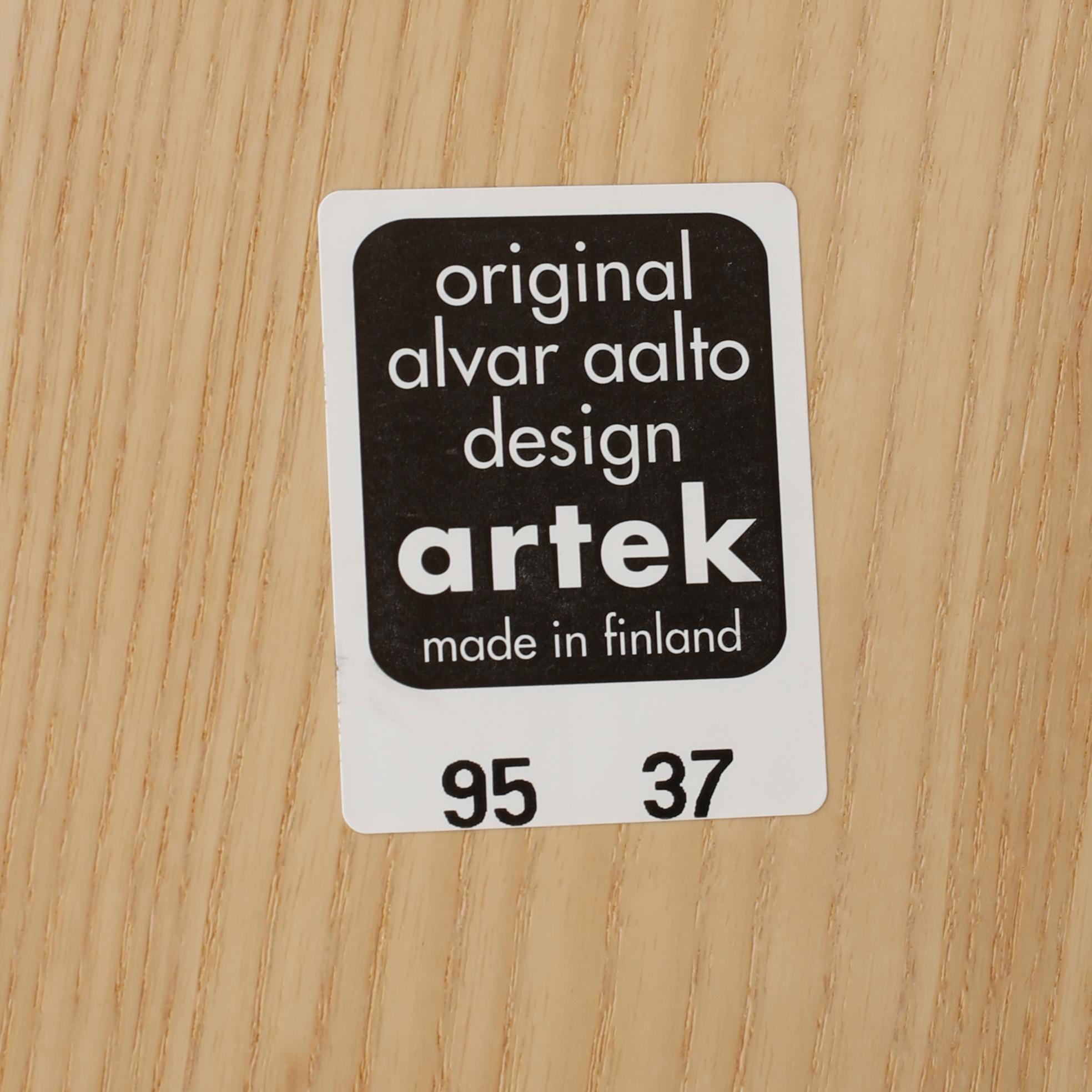 SOFFBORD, "Fan leg table", Alvar Aalto, Artek, 1900-talets slut.