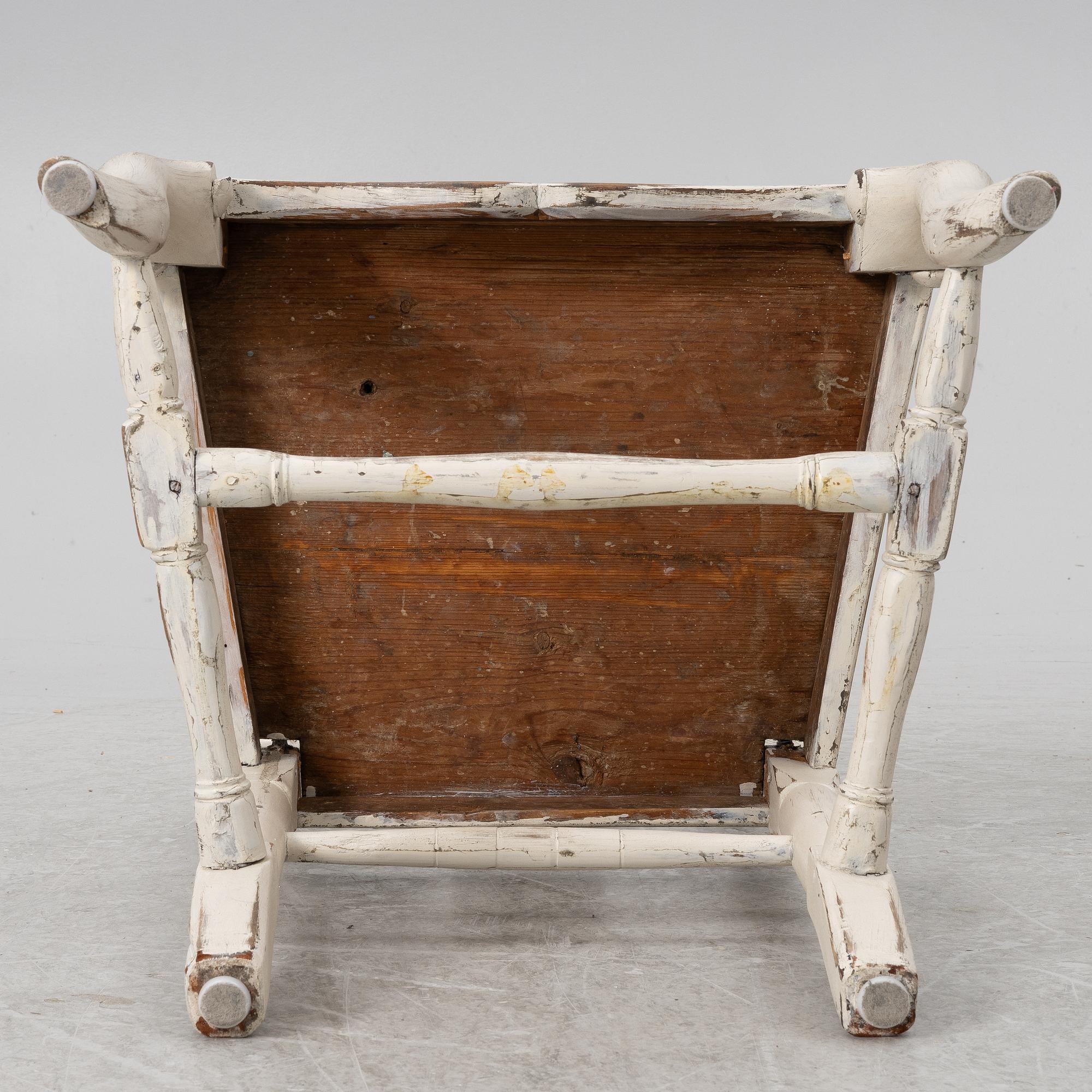 A pair of late Baroque chairs, 18th century.