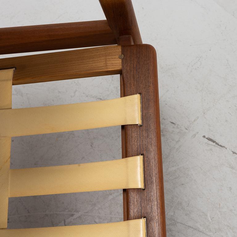 Niels Kofoed, a pair of Danish mid 20th century teak easy chairs.