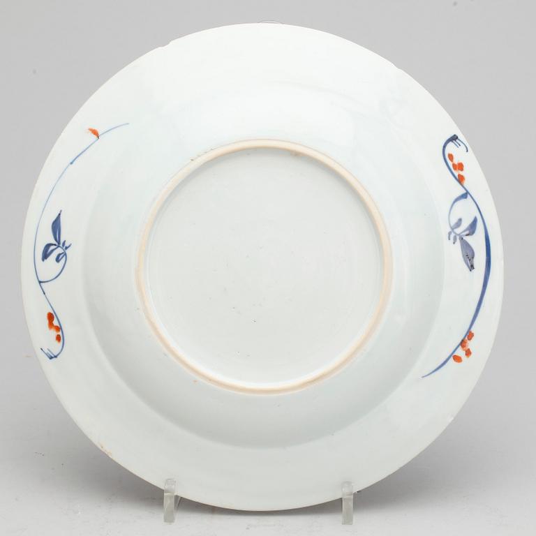 TALLRIKAR, 6 st, porslin, Kina 1700-tal.