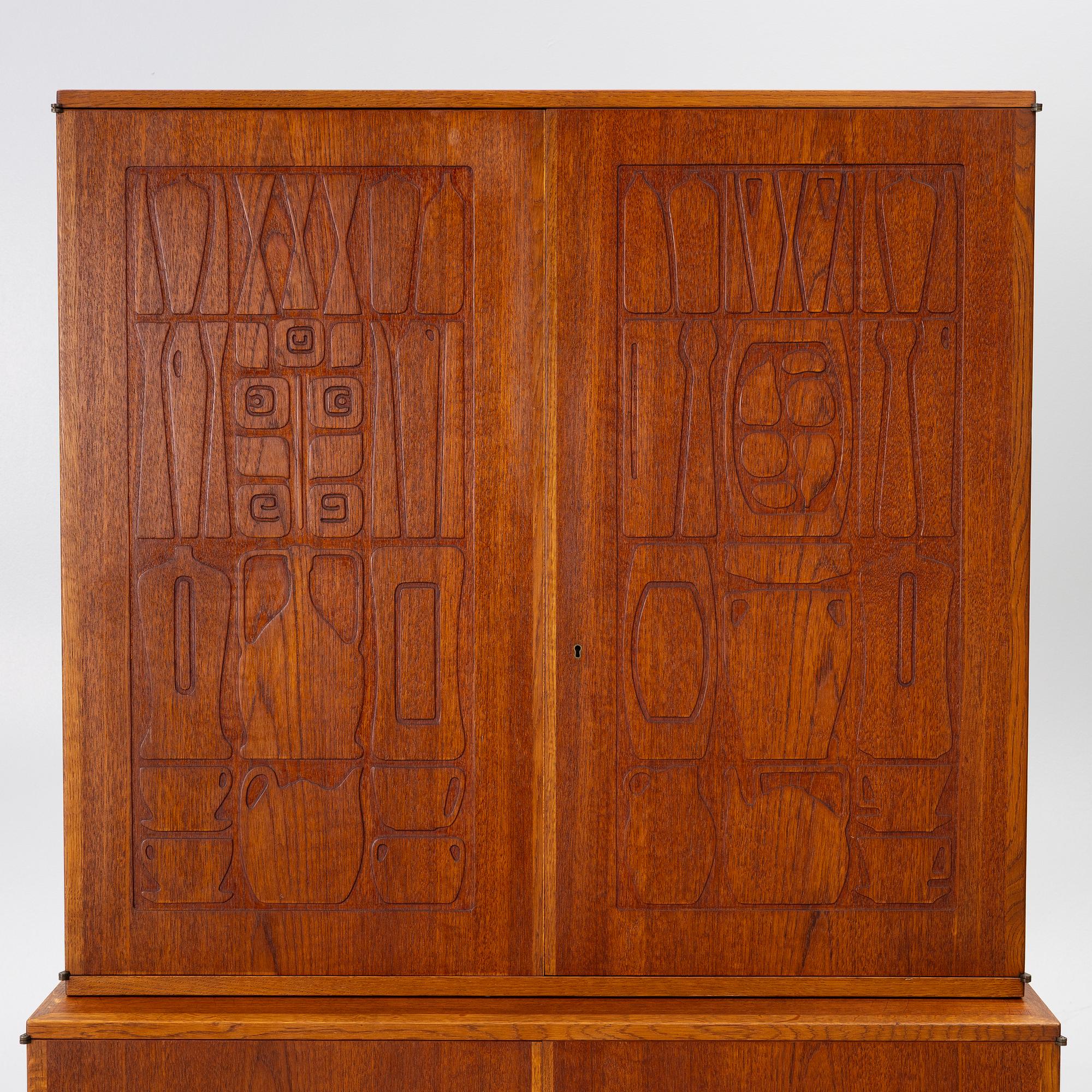 Yngve Ekström, cabinet, 'Krus', AB Westbergs Möbler, Tranås, 1950s.