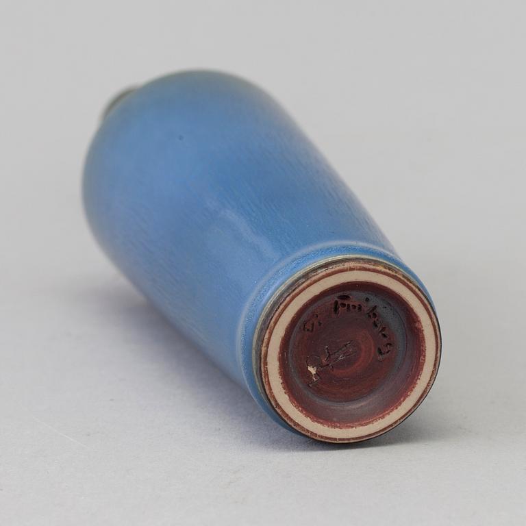 BERNDT FRIBERG, a stoneware vase from Gustavsberg studio, signed.