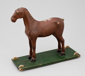 LEKSAKSHÄST, trä, Gemla, 1900-talets början.