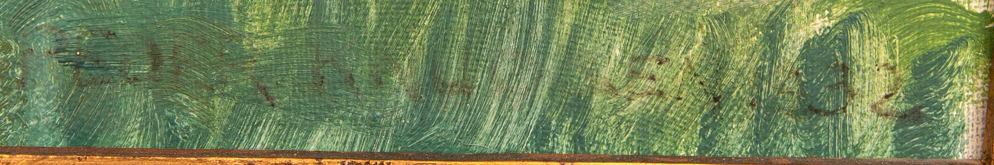 Peder Knudsen, a signed oil on canvas.