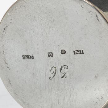 Bägare, silver, Jonas Nylander, Skara 1834.