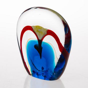 OIVA TOIKKA, A glass sculpture 'Lolli' signed O. Toikka Nuutajärvi 2005.