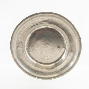 Fat/Bowl 3 pcs pewter 19th century.