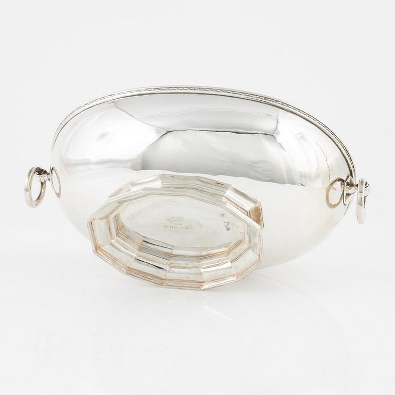 CF Carlman, skål, sterlingsilver, Stockholm, 1949.