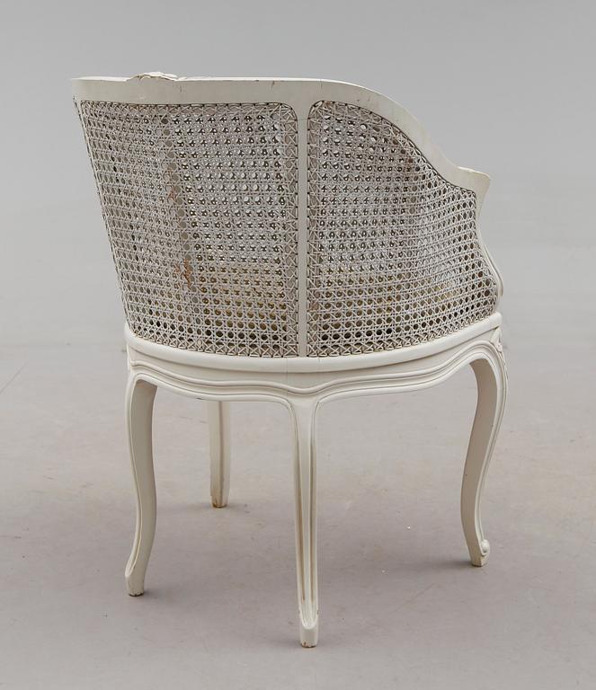 KARMSTOL, rokokostil, 1900-talets mitt.