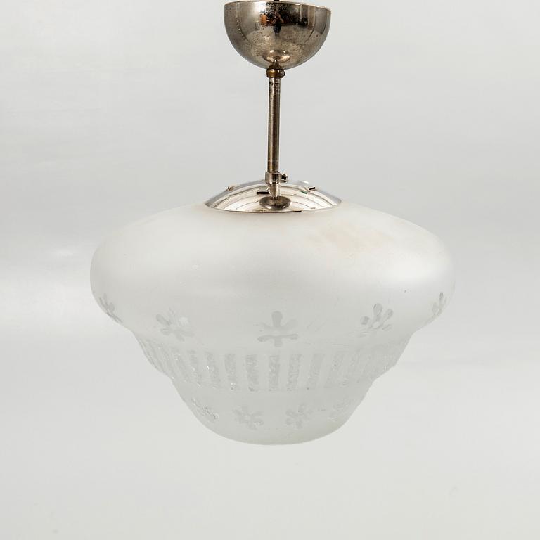 Ceiling lamp, mid-20th century.