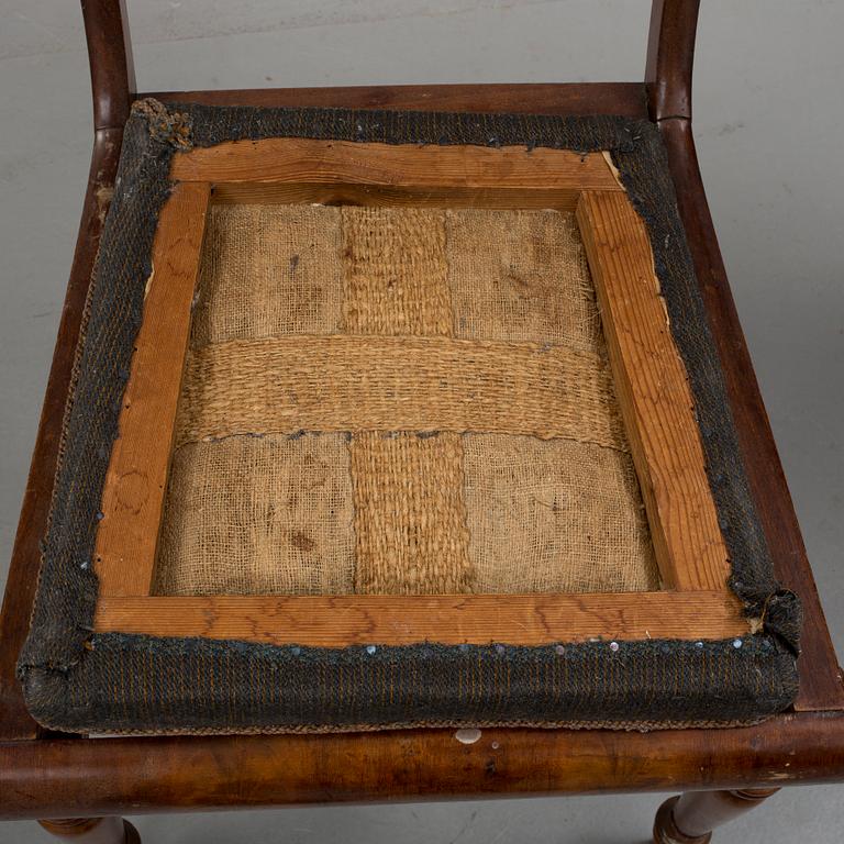 STOLAR, 8 st. Empire, 1800-talets andra kvartal.