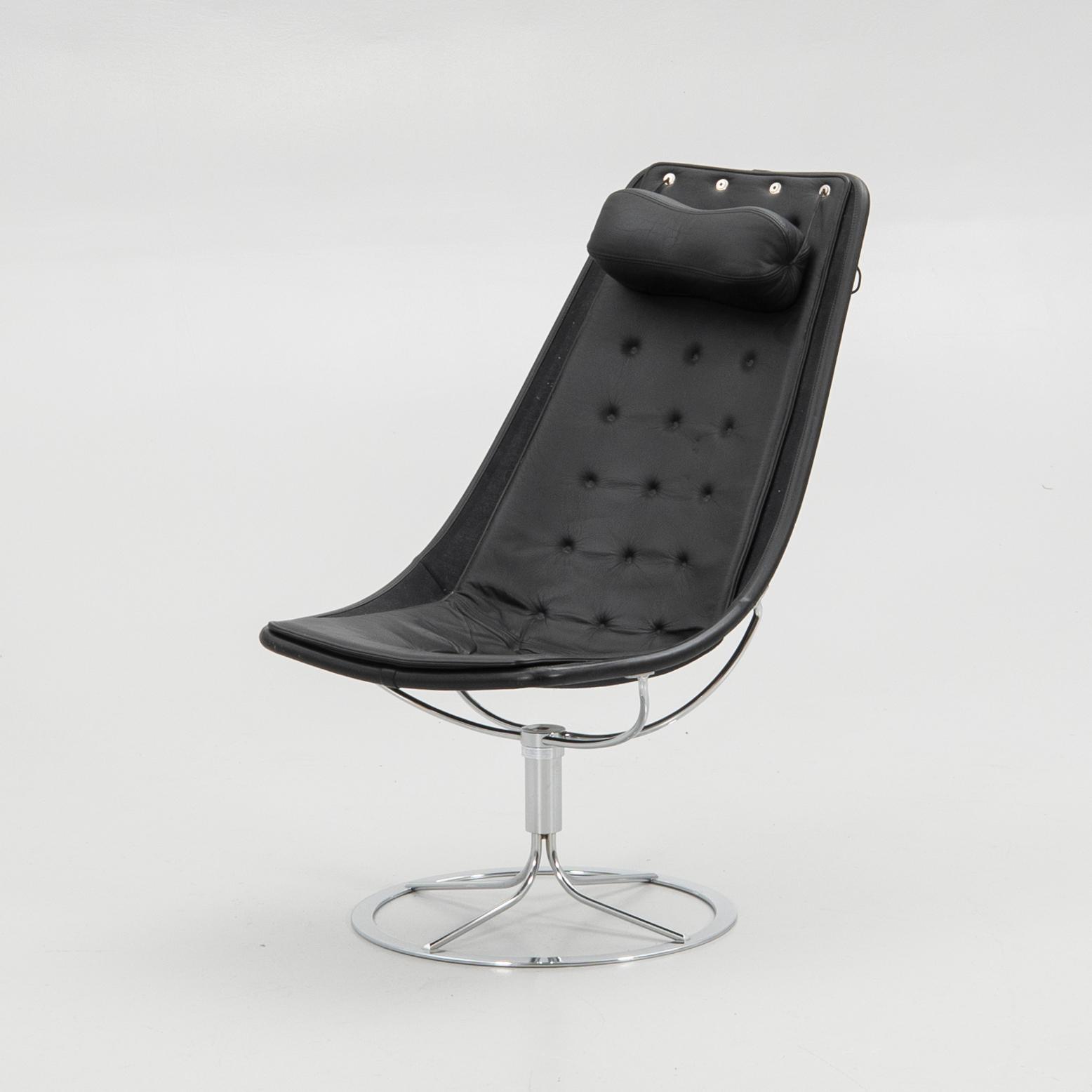 Bruno Mathsson, armchair with footstool, "Jetson".