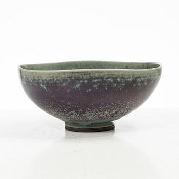 Berndt Friberg, skål, stengods, Gustavsberg studio, 1973.