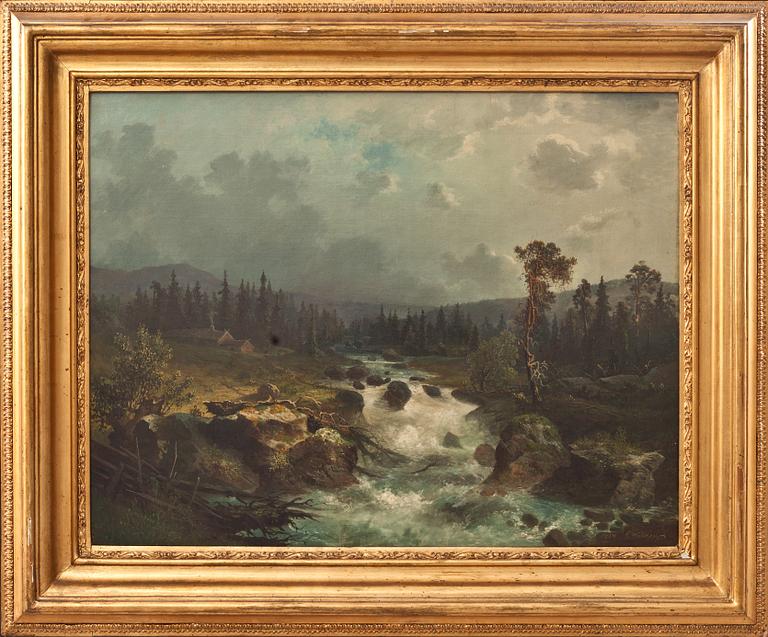 CARL PETER HALLBERG, olja på duk, signerad.