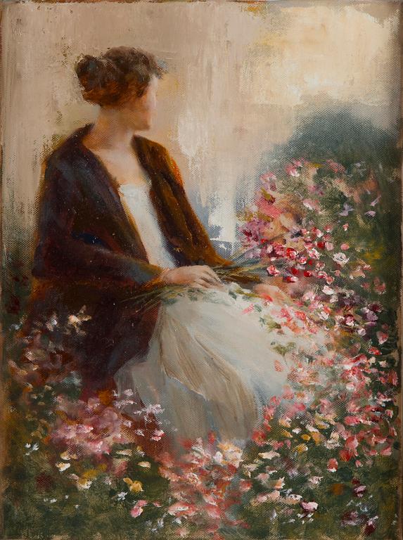 Teemu Korpela, Kvinna i trädgården.