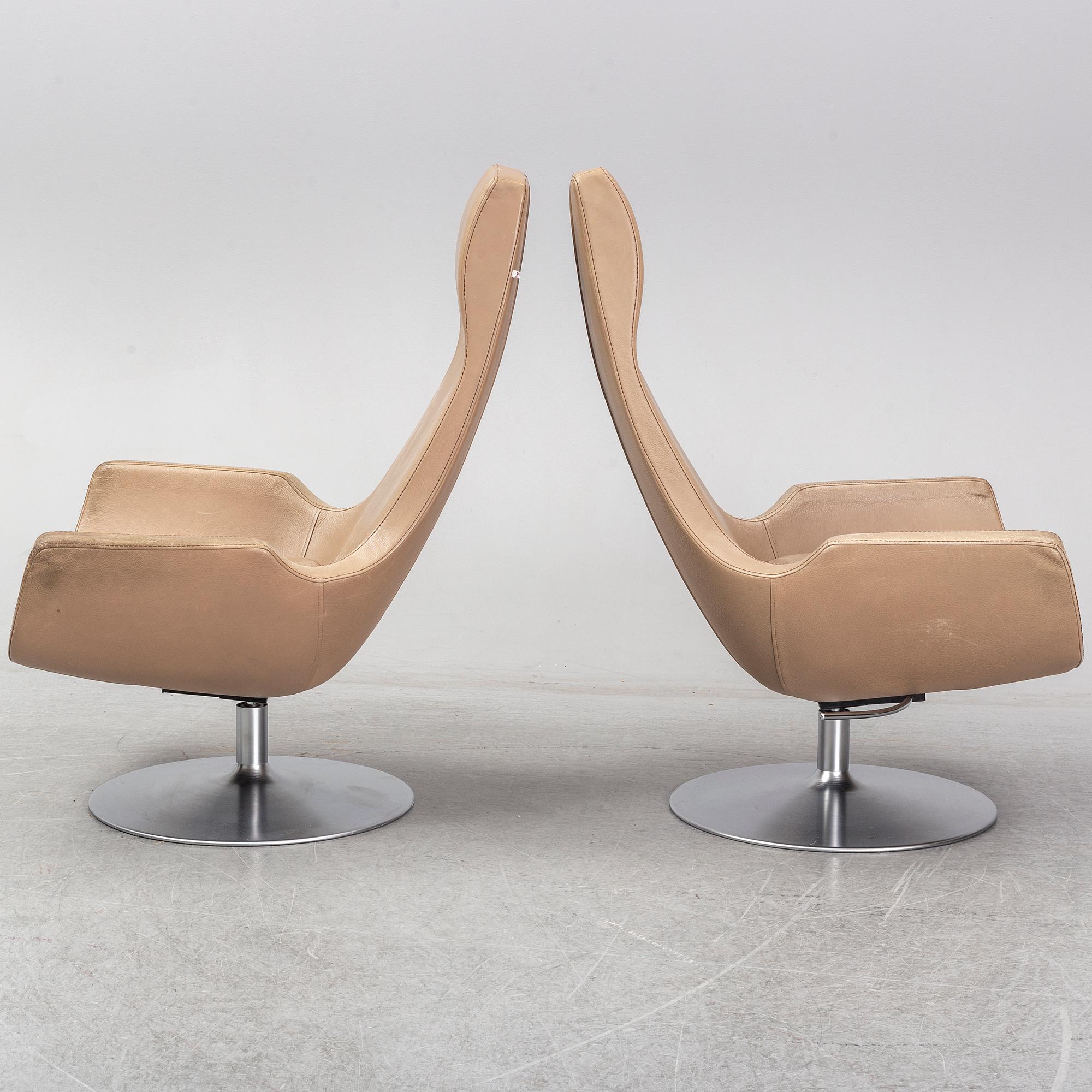 A pair of 'Clipper' easy chairs by Carl-Henrik Spak, Ire.
