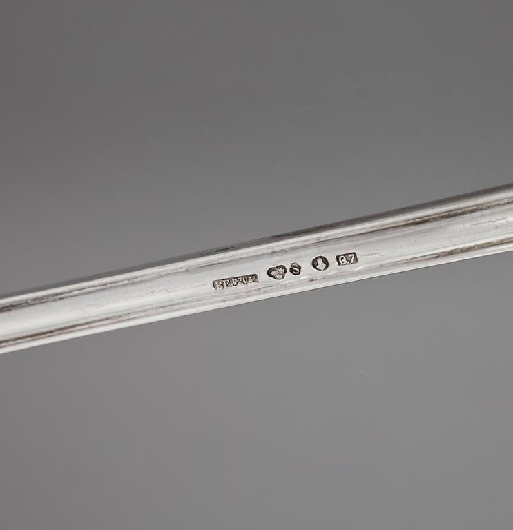 SOPPSLEV, silver, Frans Jacob Befwe, Stockholm 1918. Vikt 146 gram.