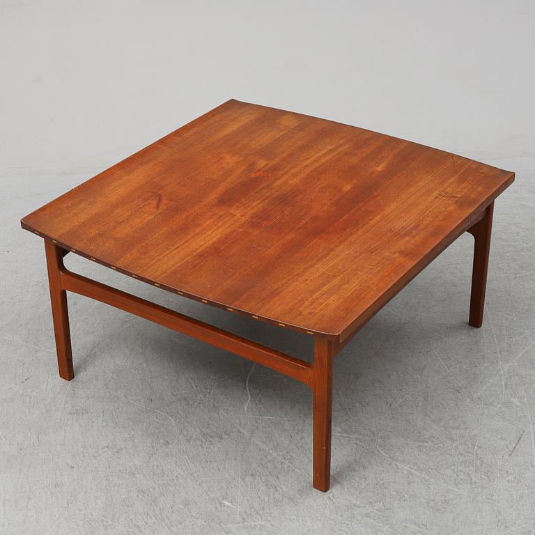 A 1950's teak coffee table by Tove & Edvard Kindt Larsen.