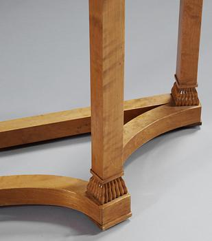 An Axel-Einar Hjorth 'Caesar' birch console table by NK Swden 1930's.