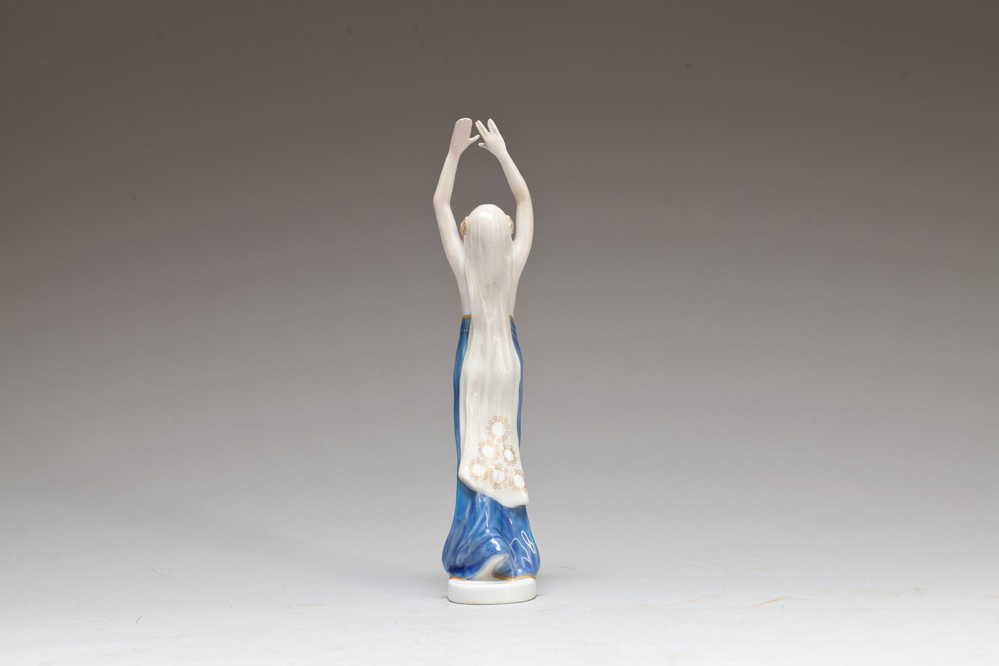 FIGURIN, porslin, Rosenthal, sign B. Boehs, 1900-talets första hälft/mitt.