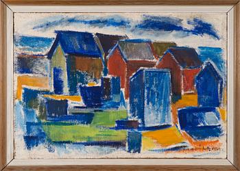 OLAVI LANU, oil on canvas, signed.