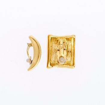 ARMBAND och ÖRHÄNGEN, bijouteri, Yves Saint Laurent.