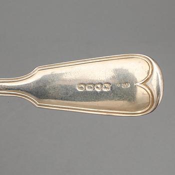 SOPPSLEV, silver, London, otydligt årtal, troligen 1860. Vikt ca 303 gram.