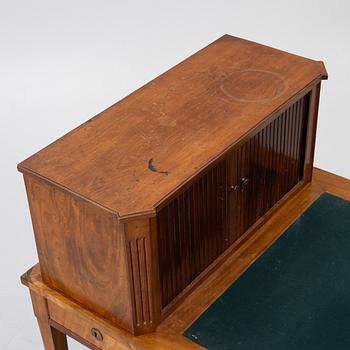A Swedish Empire mahogany desk, first part 19th century.