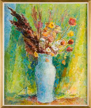 Paul Grönholm, Blommor i vas.