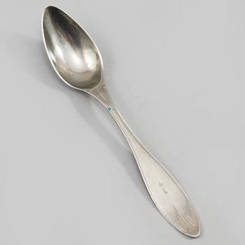 PARTI SILVER, 3 delar, Sverige, 1800- och 1900-tal, vikt 198 gram.