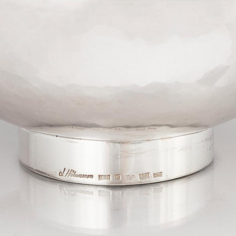 Lars Håkansson, a sterling coffeepot, Lund, 1982, sterling silver.