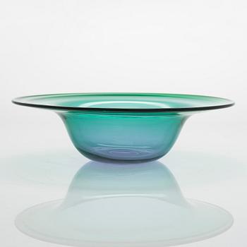 Oiva Toikka, bowl, signed Oiva Toikka, Nuutajärvi, Notsjö.