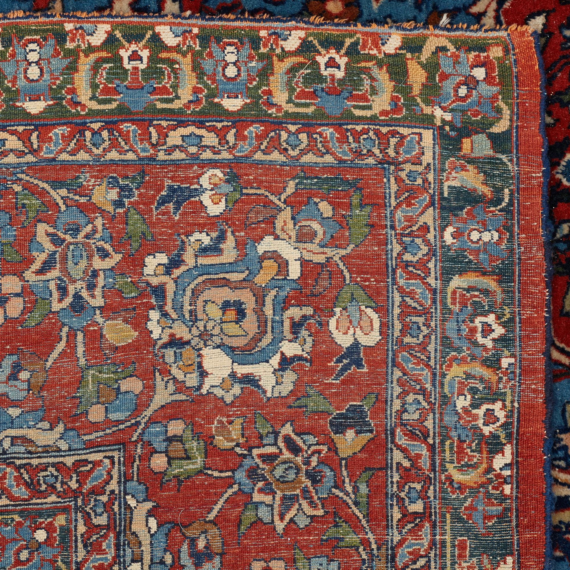 MATTO, a semi-antique Esfahan, ca 214,5 x 145-149 cm.