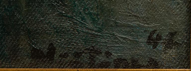 SEPPO NÄÄTÄNEN, olja på duk, signerad och daterad -47.