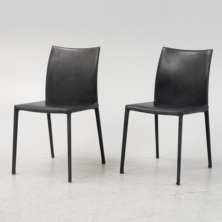 Roberto Barbieri, chairs 6 pcs, "Lea", for Zanotta, Italy, early 21st century.