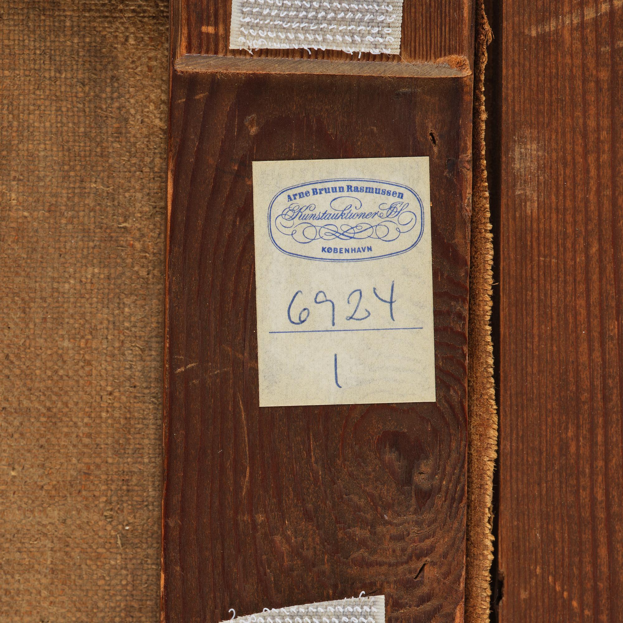 Carl-Emil Baagoe, Spreeglare with many ships in the background.