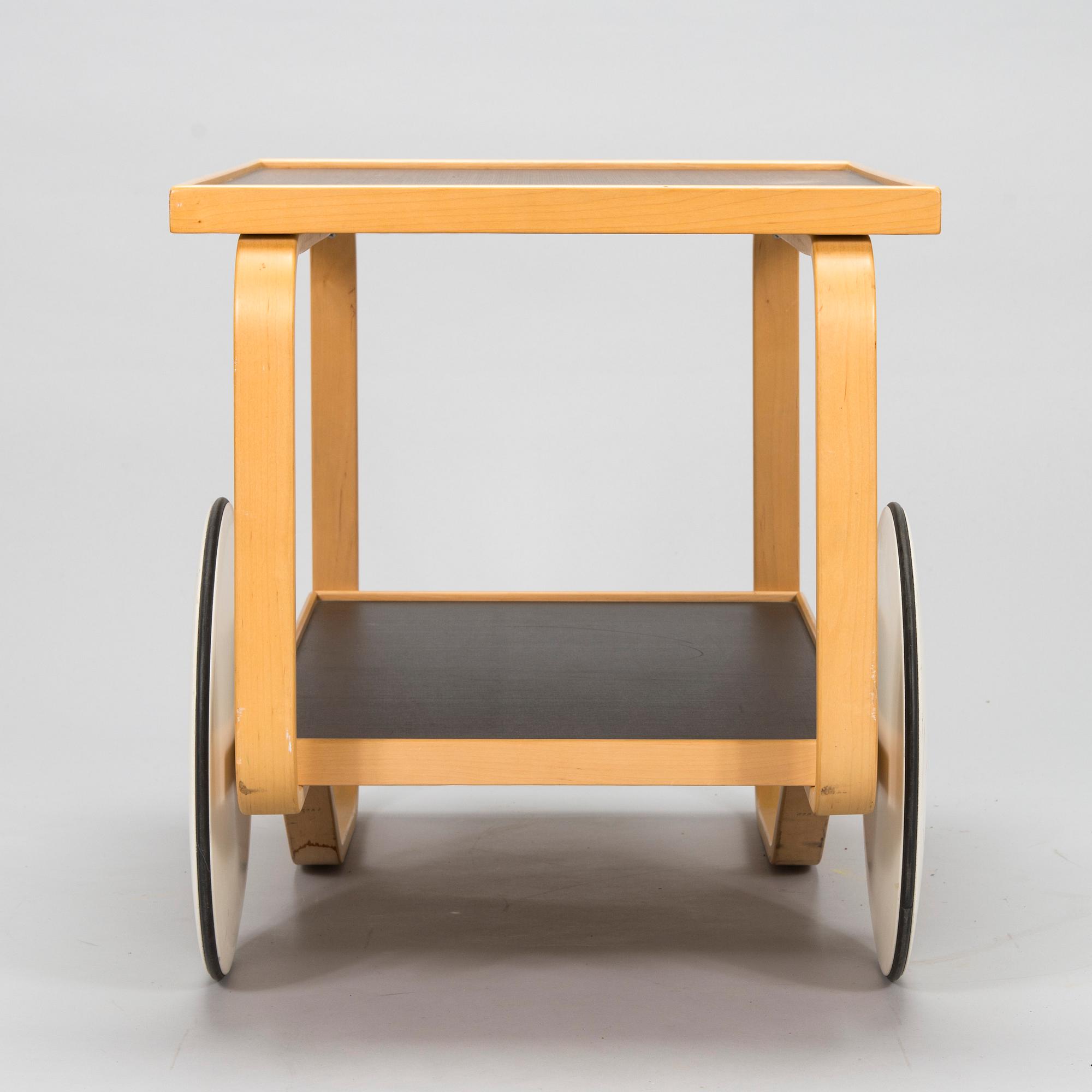 Alvar Aalto, serveringsvagn, modell 901, Artek, Finland, 1900-slut.