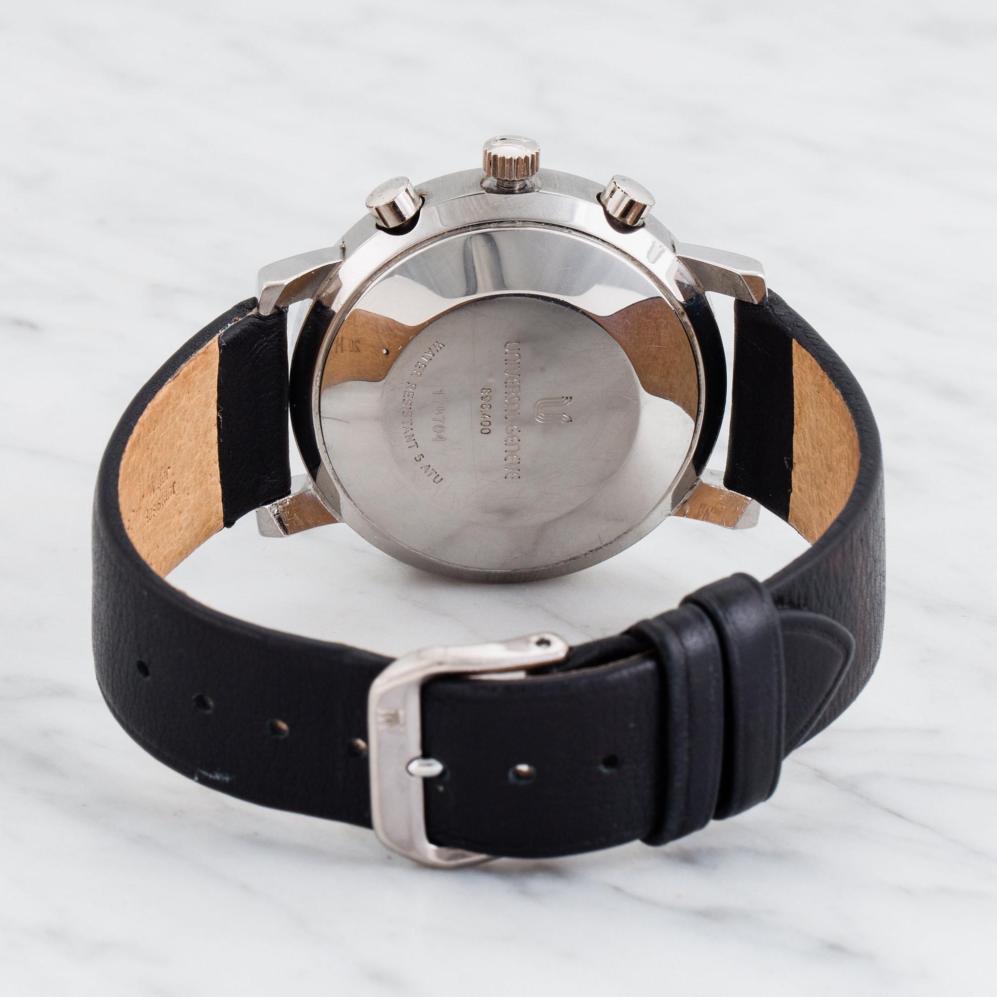 UNIVERSAL, Geneve, Compax, "Tachymètre", chrohograph, wristwatch, 39 mm,