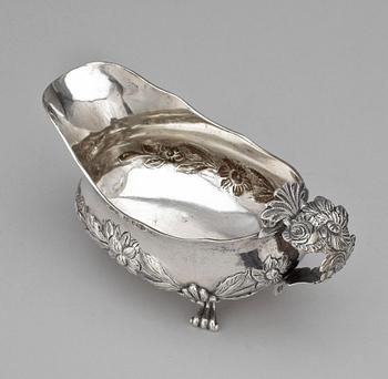 GRÄDDSNÄCKA, silver, Rokokostil, Johan Theodor Palmgren, Norrköping 1893. Vikt 194 g.