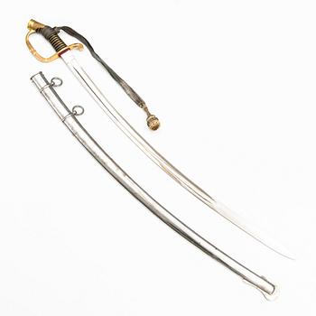 An Imperial Russian model 1841-65 officer's sabre.