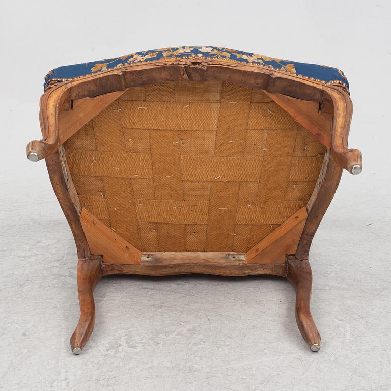 Karmstol, Louis XV, 1700-talets mitt.