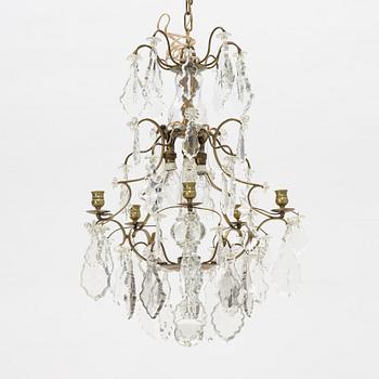 A Rococo Style Chandelier, 20th Century.